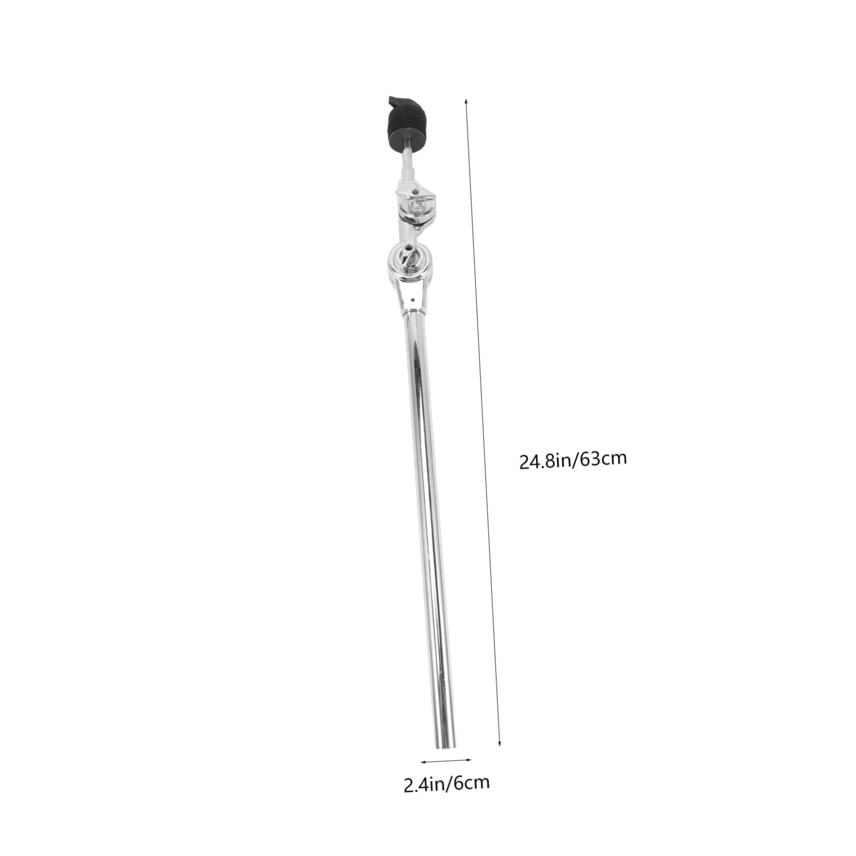 Beaupretty Soporte de Clip de Extensión para Platillos Brazo de Soporte Metálico Ajustable de Instrumento de Percusión para Escenario de Batería