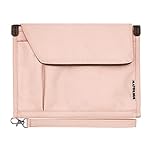 A5 Conference Folder Business Organiser Bag Notepad Carrying Case Document Case A5 Portfolio Organiser (Sweet Pink)