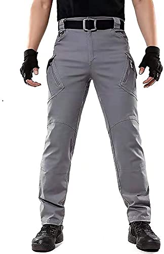 Vecys Pantaloni Cargo Lavoro da Uomo Pantaloni