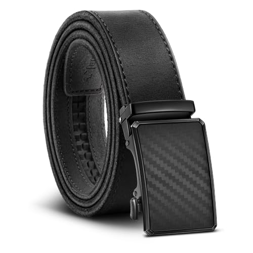 BULLIANT Men's Full Grain Leather Ratchet Belt Trimmable 1 3/8“-Gift Boxed - image 1