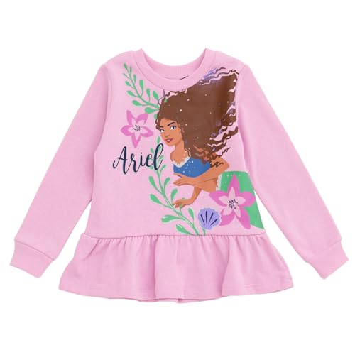 Image of Disney Girls' 2-Piece Fleece Sweatshirt and Leggings Set for Baby & Kids