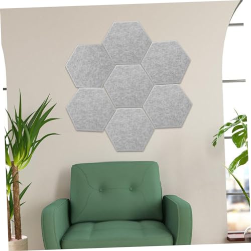 12 piezas paneles acústicos absorbentes para reducción de ruido con estética moderna para casa y estudio miniatura 5