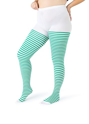 Image of Silky Toes Plus Size Tights for Women | 60D Soft Opaque Comfort Fit Pantyhose | Black or Colored 1-2 pairs | 1X-8X