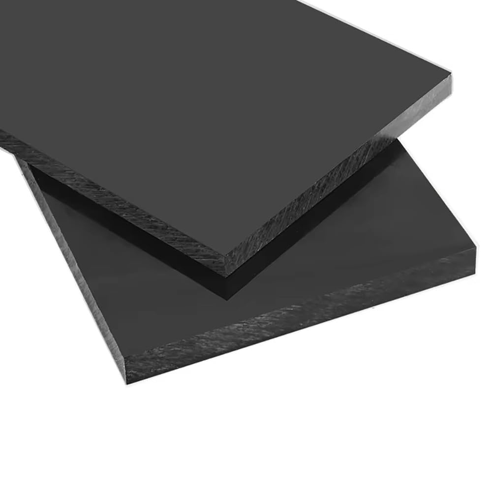 Czarna Płyta HDPE Polietylen, Panel Klasa Spożywcza Odporny Na Ścieranie, Tworzywo Techniczne Odporne Na Niskie & Wysokie Temperatury Do Projektów Ręcznych(300x500mm)