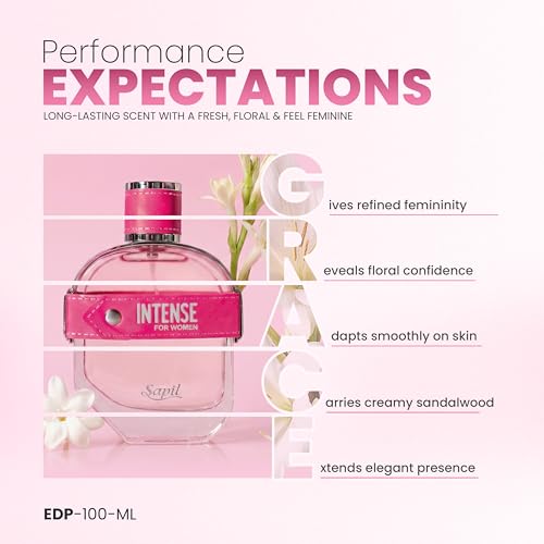 Image of Sapil Intense Perfume for Women - 100ml | Eau De Parfum | Extra Long Lasting Imported Scent