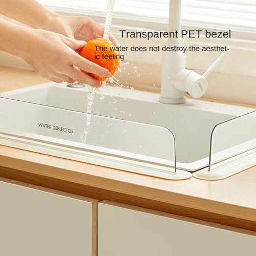 Protector de fregadero con ventosa para un lavado de vajilla sin salpicaduras 8