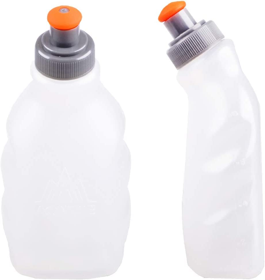 Azonee Running Hydration Bottle,Leakproof Water Bottles,BPA Free Flask Leakproof for Running Hydration Belt Fanny Packs,250 mL for Triathlon Marathon Hiking Cycling Climbing Runner Trial Race 1pcs