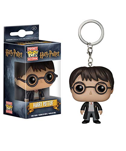 Funko Pop! Llavero Harry Potter - Harry Potter - Llavero de vinilo de bolsillo - Figura de 4 cm Released 2016, Negro