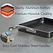 Cooks Standard Nonstick Square Grill Pan 11 x 11-Inch, Hard Anodized Grilling Skillet Pan Cookware for Camping, Home Use