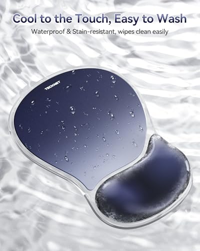 TECKNET Gel Mousepad with Wrist Rest