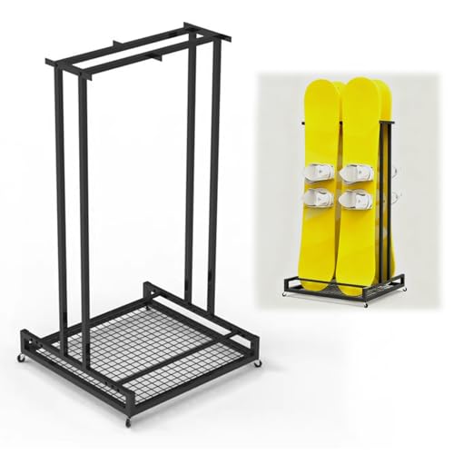 Support de rangement pour ski intérieur pour optimiser l'espace du garage