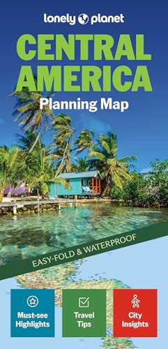 Lonely Planet Central America Planning Map