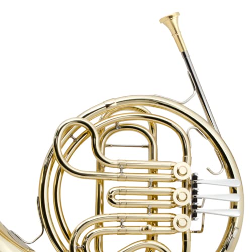 BokWin 1 Pcs French Horn Mouthpiece,2.68"Deep Cup Mouth Horn,Mini Brass Horn(Gold) - Thumbnail 6