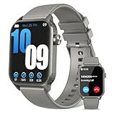 DIVOAZBVO Smart Watch for Men, 120+ Sports Modes Smartwatch with 1.83' HD Touchsreen, Sleep Monitor, IP67 Waterproof, Bluetooth Call & Music Control Fitness Watch for iPhone/Android Gray