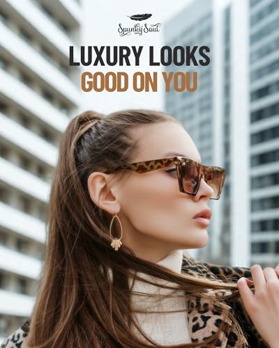 Handmade Boho Hammered Teardrop Earrings Jewelry with 5 Bars for Women2