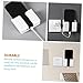 OUNONA Wall Mounted Remote Control Storage Box Adhesive Hooks Phone Charging Bracket for Home and Office Compact Organizer for TV Remotes and Cables