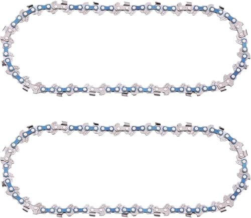 6 Zoll Mini Kettensäge,Akku Kettensäge Elektro,Ladegerät,Ersatzkette, Selbsteinstellende Kette,Handkettensäge für Gartenscheren Holzschneiden Astschere (Ersatzkette)