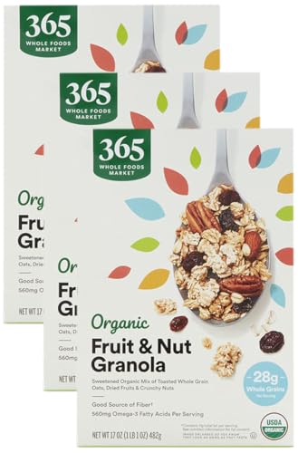 365 by Whole Foods Market, Organic Granola Fruit And Nut,