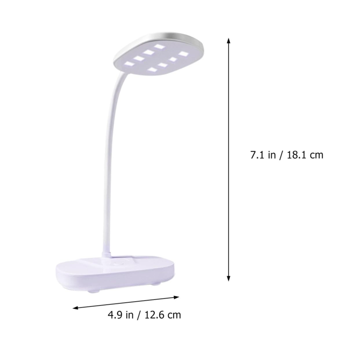 SOLUSTRE Lámpara de Uñas Profesional Recargable 12w Luz LED de Color Claro, Secador de Esmalte Plegable y Portátil para Belleza de Uñas en Casa