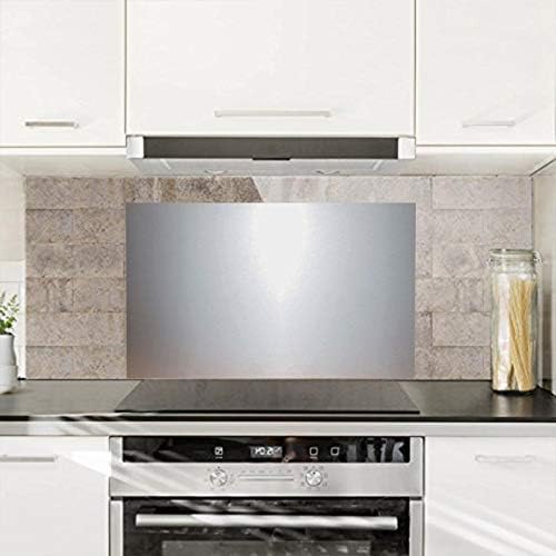 Panel antisalpicaduras de acero inoxidable para eliminar manchas de grasa en la cocina
