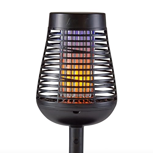 PIC Solar Insect Killer Torch (DFST), Bug Zapper and Accent Light, Solar Bug Zapper - Kills Bugs on Contact