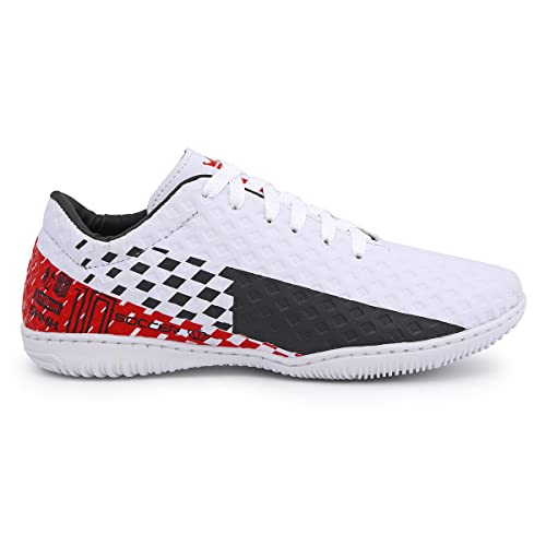Chuteira Futsal Quadra Salão Resistente Costurada Cor:Branco;Tamanho:38;Gênero:Masculino
