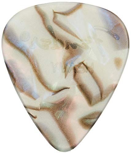 Image of Fender Premium Celluloid Guitar Picks 351 Shape, Abalone, Heavy, 24-Pack