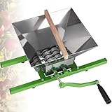 【Grande capacité et haute efficacité】Cette presse à raisins est dotée d'une grande trémie de 7 litres (1,8 gallon), vous permettant de traiter une grande quantité de fruits en une seule fois. Idéale pour la vinification et la production de jus, sa trémie spacieuse vous permet de traiter plus de fruits en moins de temps. Pour de meilleurs résultats, veillez à couper les fruits en petits morceaux avant de les presser.
