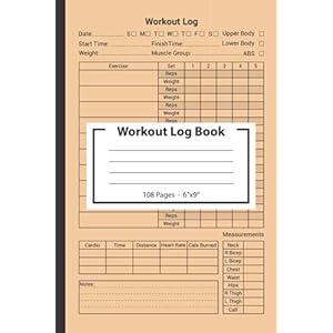 Workout Log Book: Gym Tracker Journal / Fitness Planner Notebook | STAY ON TRACK & GET MOTIVATED by Tracking Your Gains!