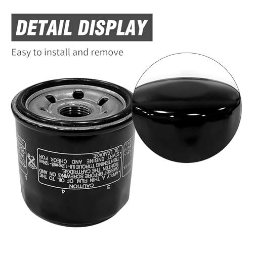 Image of Saihisday 16510-61A31 Oil Filter Replacement for Suzuki Outboard 16510-82703, for Kawasaki 16097-1069 16097-0010