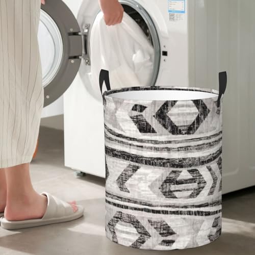 Panier à linge gris : rangez vos couvertures encombrantes de chambre - 8