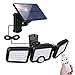 Focos Led Exterior Solares, Elfeland luces solares 108Led Exterior Jardin Con Sensor de Movimiento Con 3 modos IP65 impermeable iluminacion Exterior Solar Terrazas, Vallas, Fuera Del Garaje