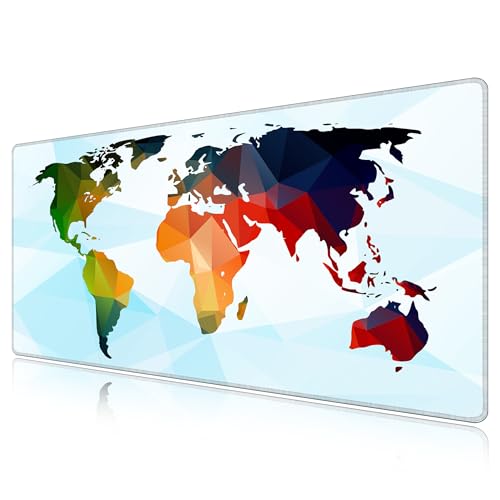 Tapis de souris XXL lavable 80x40 cm avec surface antidérapante grand format