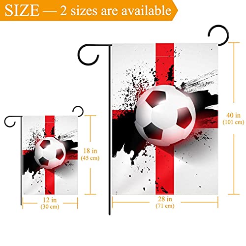 Drapeau Angleterre football 30x45 double face polyester