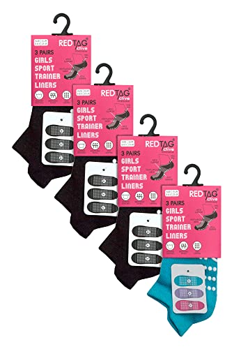 12 Pairs Kids Gym Ankle Socks with Grippers Low Cut Sneaker Socks3