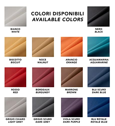 IPEA Kunstleder Schwarz für Dekor und Beschichtung 140 x 50 cm - Made in Italy - Kunstleder für Sofas, Stühle, Kleidung, Accessoires - Polsterstoff Bezugsstoff Lederoptik - Halben Meter
