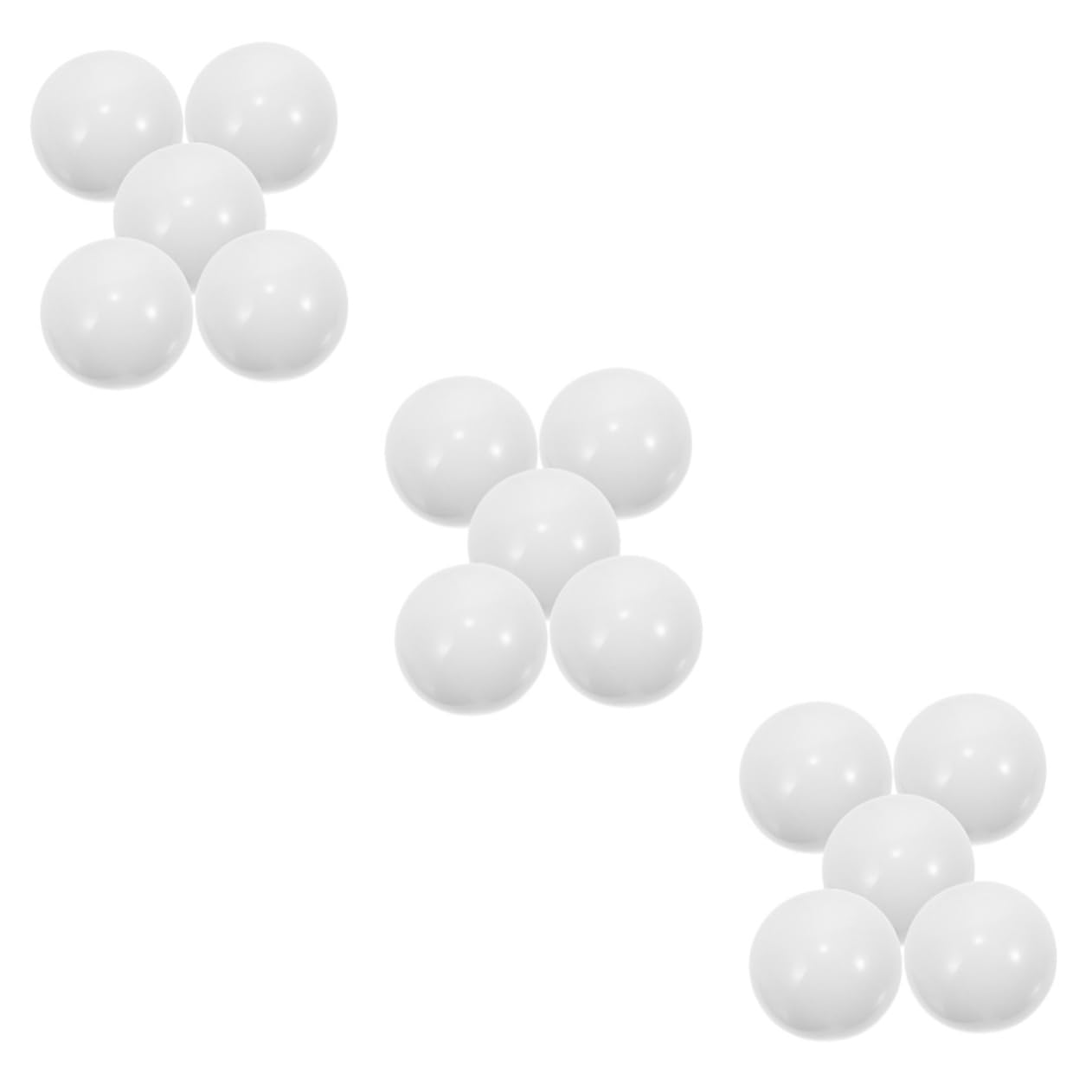 HOOTNEE 3sets Roulette Ball Beads Wheel Beads for Poker Round Roulette Wheel Game Prop 5pcs*3