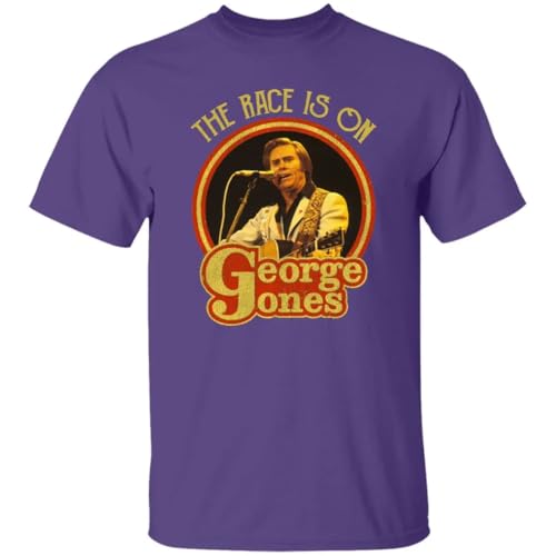 The Race is On George Jones Country Music T Shirt Multi4