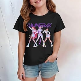 Grab Your Kpop D-Demon H-Hunters Vintage Y2K T-Shirt for Kids - Hip Hop Streetwear! – generic