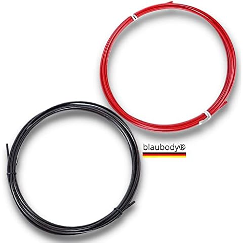 Springseil Crossfit x2 , rotes Crossfit-Seil + schwarzes Springseil Cover