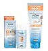 Isdin Pediatrics Gel Cream SPF 50+ - Protector solar corporal para niños, 250 ml + Fusion Water Pediatrics SPF 50 - Protector solar facial para niños, Apto para piel atópica, 50 ml