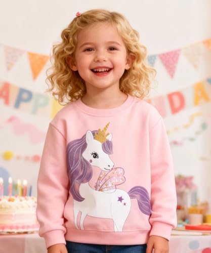Image of Hongshilian Unisex Kids Cute Cartoon Cotton Sweater Shirt