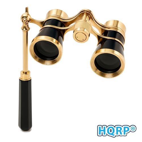 Binoculares HQRP 3x25 Opera Glasses Teatro Negro Dorado miniatura 6