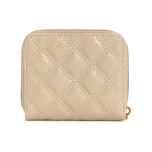 Guess Giully SLG Small Zip Around Amande fini les sacs encombrés portefeuille compact