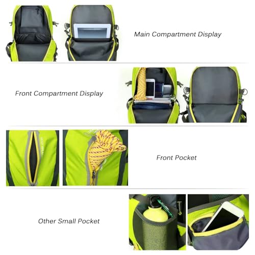 Mochila de senderismo 40L ligera resistente al agua unisex miniatura 5
