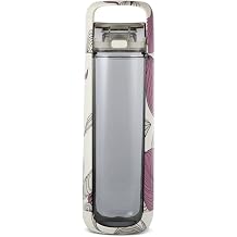 KOR One Planet 25oz Tritan Water Bottle with Lid Safety Lock, One Click Open Cap and Ergonomic Carry Handle - Features Unique Water-Dipped Designs Inspired by Nature