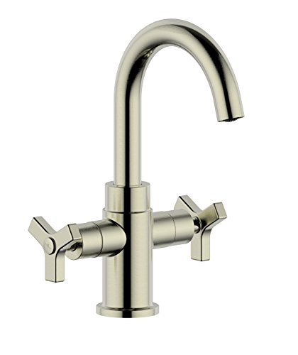 Up To 40% OFF Derengge F-0081-BN Two-Handle Single Hole Bathroom Sink Faucet, Brushed Nickel Finished