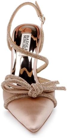 Badgley Mischka Women's Elaine Pump, Warm Nude, 7 | Image 4
