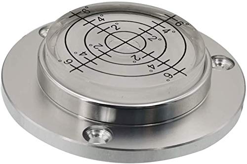 Nivel De Burbuja Circular De Precisión - Diámetro 50 Mm, Con Imanes, Para Ajustes Horizontales En Proyectos Y Montajes