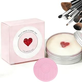 Jabón limpiador de brochas de maquillaje con ...
